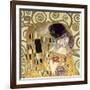 The Kiss (detail)-Gustav Klimt-Framed Art Print