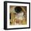 The Kiss (detail)-Gustav Klimt-Framed Art Print