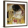 The Kiss (detail)-Gustav Klimt-Framed Art Print