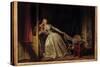 The Kiss Flies, 1788 (Oil on Canvas)-Jean-Honore Fragonard-Stretched Canvas