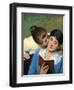 The Kiss, Interrupted Reading, 1893-Federico Zandomeneghi-Framed Giclee Print