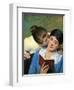 The Kiss, Interrupted Reading, 1893-Federico Zandomeneghi-Framed Giclee Print