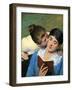 The Kiss, Interrupted Reading, 1893-Federico Zandomeneghi-Framed Giclee Print