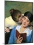 The Kiss, Interrupted Reading, 1893-Federico Zandomeneghi-Mounted Giclee Print