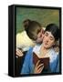 The Kiss, Interrupted Reading, 1893-Federico Zandomeneghi-Framed Stretched Canvas