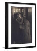 The kiss (le baiser)-Clarence White-Framed Premium Giclee Print