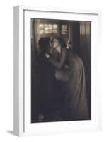 The kiss (le baiser)-Clarence White-Framed Giclee Print