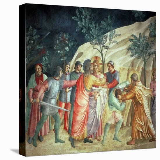 The Kiss of Judas, 1442-Fra Angelico-Stretched Canvas