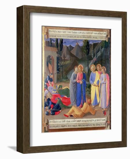 The Kiss of Judas, Detail from Panel Three of the Silver Treasury of Santissima Annunziata-Fra Angelico-Framed Giclee Print