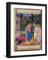 The Kiss of Judas, Detail from Panel Three of the Silver Treasury of Santissima Annunziata-Fra Angelico-Framed Giclee Print