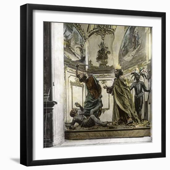 The Kiss of Judas, Group Sculpture from the Atelier of Francisco Zarcillo (1707-1783)-Leon, Levy et Fils-Framed Photographic Print