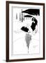 The Kiss of Judas-Aubrey Beardsley-Framed Art Print