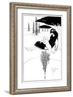 The Kiss of Judas-Aubrey Beardsley-Framed Art Print