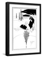 The Kiss of Judas-Aubrey Beardsley-Framed Art Print