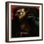 The Kiss of the Sphinx-Franz von Stuck-Framed Premium Giclee Print