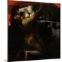 The Kiss of the Sphinx-Franz von Stuck-Mounted Premium Giclee Print