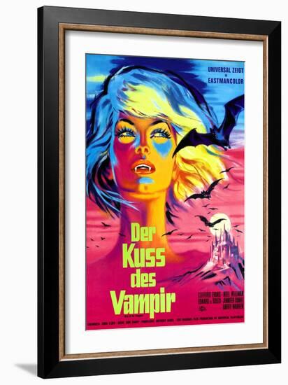 The Kiss of the Vampire, (aka Kiss of the Vampire), 1963-null-Framed Art Print