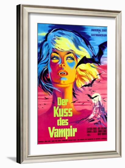 The Kiss of the Vampire, (aka Kiss of the Vampire), 1963-null-Framed Art Print