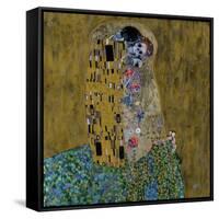 The Kiss (Skelly Lovers)-Marie Marfia Fine Art-Framed Stretched Canvas