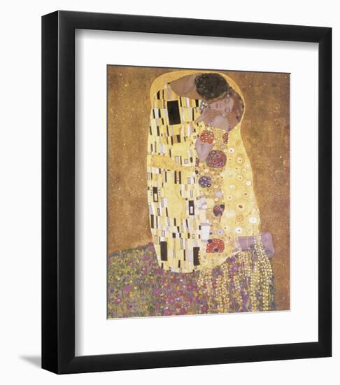 The Kiss-Gustav Klimt-Framed Art Print