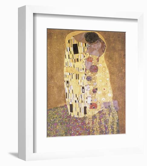 The Kiss-Gustav Klimt-Framed Art Print