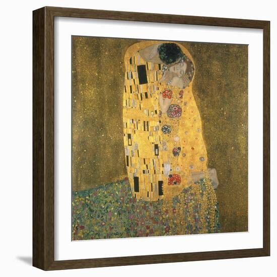 The Kiss-Gustav Klimt-Framed Giclee Print