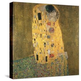 The Kiss-Gustav Klimt-Stretched Canvas