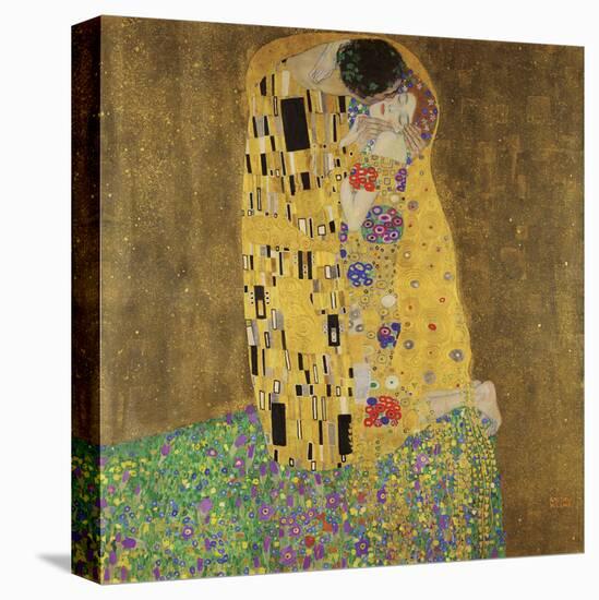 The Kiss-Gustav Klimt-Stretched Canvas