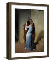 The Kiss-Francesco Hayez-Framed Giclee Print