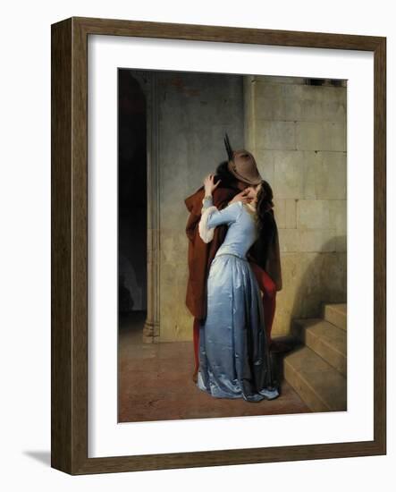 The Kiss-Francesco Hayez-Framed Giclee Print