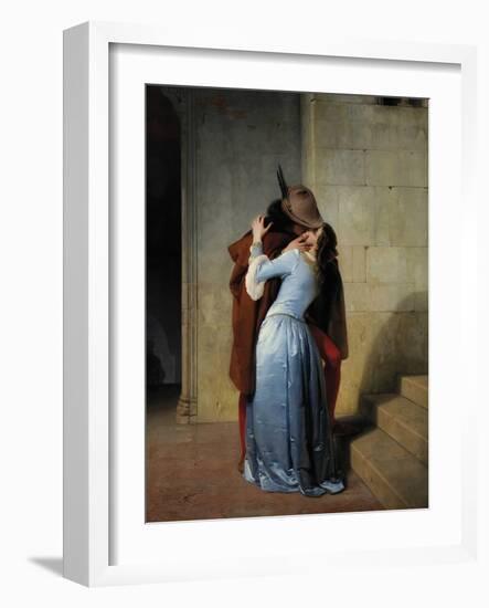 The Kiss-Francesco Hayez-Framed Giclee Print