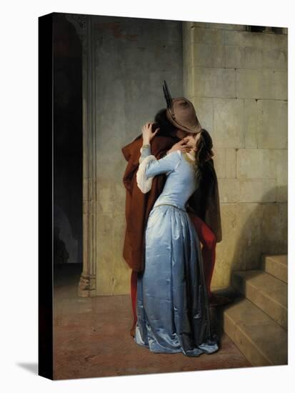 The Kiss-Francesco Hayez-Stretched Canvas