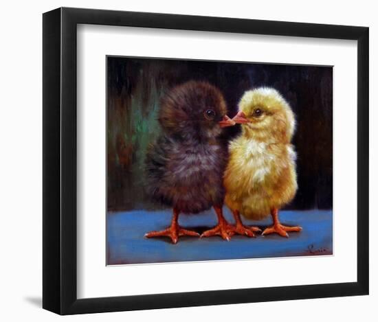 The Kiss-Lucia Heffernan-Framed Art Print