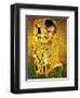 The Kiss-Gustav Klimt-Framed Art Print