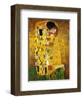 The Kiss-Gustav Klimt-Framed Art Print