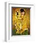 The Kiss-Gustav Klimt-Framed Art Print