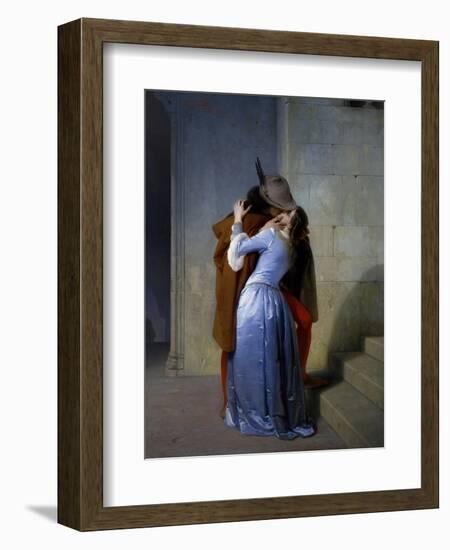 The Kiss-Francesco Hayez-Framed Giclee Print