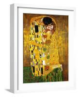 The Kiss-Gustav Klimt-Framed Art Print