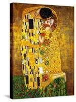 The Kiss-Gustav Klimt-Stretched Canvas