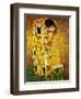 The Kiss-Gustav Klimt-Framed Art Print