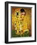 The Kiss-Gustav Klimt-Framed Art Print