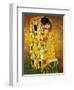 The Kiss-Gustav Klimt-Framed Art Print