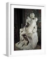 The Kiss-Auguste Rodin-Framed Art Print