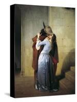 The Kiss-Francesco Hayez-Stretched Canvas