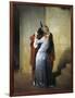 The Kiss-Francesco Hayez-Framed Art Print