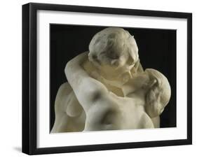 The Kiss-Auguste Rodin-Framed Art Print