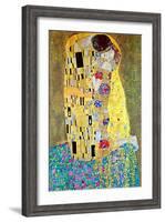 The Kiss-Gustav Klimt-Framed Art Print