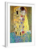 The Kiss-Gustav Klimt-Framed Art Print