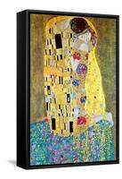 The Kiss-Gustav Klimt-Framed Stretched Canvas