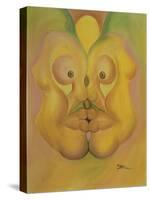 The Kiss-Ikahl Beckford-Stretched Canvas